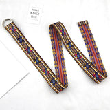 Cwabe0951_Double Buckle Canvas Casual Belt