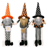 HALLOWEEN HANGING LEG DOLL ORANGE HAT ORNAMENTS_CWMM1771