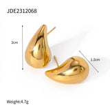 HYPOALLERGENIC GOLD PLATED DROP EARRINGS_CWMM2357