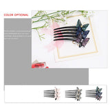 THREE DIMENSIONAL BOW HAIRPIN COMB HAIRPIN_CWAHA4217