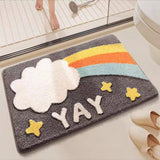 CUTE FLEECE RUG NON SLIP MAT FOR BEDROOM BATH_CWMM7509