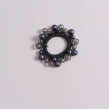 SWEET CUTE WRINKLED PEARL HAIR TIE SIMPLE NEW BAND_CWAHA6777