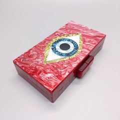 New Acrylic Eye Clutch Wedding Evening Chain Bag_Cwab5898