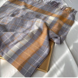 PLAID SCARF SHAWL CLASSIC TARTAN WINTER WRAP_CWASC1455