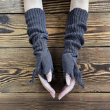MID LENGTH SOLID COLOR UNISEX GLOVES_CWMM1670