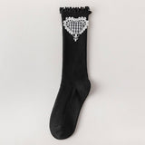 CUTE NEW WINTER WOOD EAR HEART SHAPED SOCKS_CWMS0655
