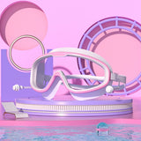 PRO HD SWIM GOGGLES CAP SET ANTI FOG ADULT_CWMM6641