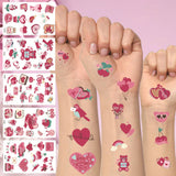 Valentine S Heart Tattoos Waterproof Single Use_Cwmm8242