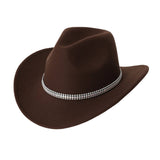 Wool Cowboy Hat With Triple Rhinestone Bands_Cwah3639
