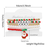 Cwaje2519_Christmas Combination Beaded Bracelet