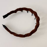 Velvet Non Slip Headband High Top Hair Hoop_Cwaha07863