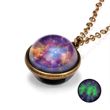 FASHION GALAXY UNIVERSE LUMINOUS NECKLACE_CWAJE2430