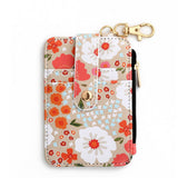 PRINTED HEM CARD HOLDER WALLET KEYCHAIN_CWMM1287