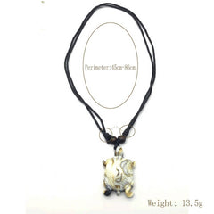 ANTIQUE TURTLE NECKLACE PENDANT NECKLACE_CWMM4914