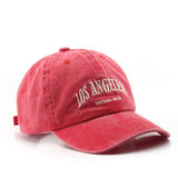 Washed Letter Embroidery Baseball Hat Sun Hat Cwah1261