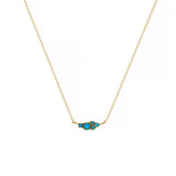 CLASSIC SIMPLE COLORFUL BIRTHSTONE NECKLACE_CWMM5669