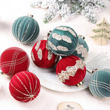 Glitter Flannel Christmas Ball Ornament Set_Cwmm9982