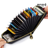 KEYCHAIN GENUINE LEATHER MULTIFUNCTIONA CARD HOLDER_CWAB3833