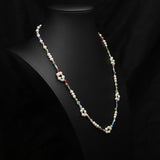 Womens Natural Freshwater Pearl Necklace