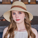 SUMMER SUN PROTECTION AND UV PROTECTION STRAW HAT_CWAH1341
