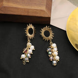 PREMIUM VINTAGE NATURAL FRESHWATER PEARL EARRINGS_CWAJE3803