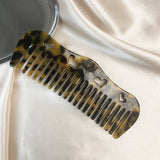 HEART SHAPED ACETATE ANTI STATIC HAIR COMB_CWMM6433