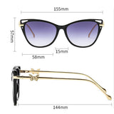 ELEGANT BUTTERFLY CAT EYE RETRO FASHION SUNGLASSES_CWASG1198