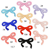 NEW BABY COLORFUL BOW EMBROIDERED PATCH_CWMM4023