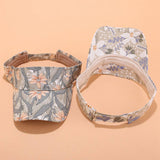 PRINTED SUN VISOR SUMMER UV PROTECTION SPORT CAP_CWAH3283