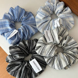 FRESH STRIPED COLON HAIR SCRUNCHIES_CWAHA2806