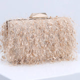 Women Fashion Chain Taseel Shoulder Bag Clutch Bag_Cwab0599