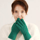 Winter Womens Warm Touch Screen Knitted Gloves_Cwmm2880