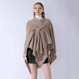 PURE COLOR HIGH GRADE WARM CASHMERE SHAWL_CWMM2091