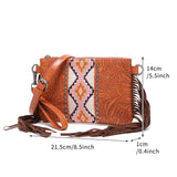 Vintage Print Western Bohemian Crossbody Bag_Cwab2580