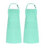 Cwmm1811_Work Anti-Fouling Household Apron With Pocket