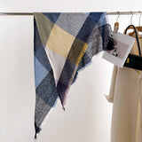 COLORFUL PLAID TASSEL SCARF FOR FALL WINTER_CWASC2764