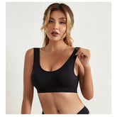 PLUS SIZE ANTI EXPOSURE YOGA SPORTS BRA_CWMU0310