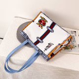 SIMPLE CANVAS ONE SHOULDER HANDBAG_CWAB0999