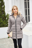Waterproof Cotton-Padded Jacket With Removable Cap