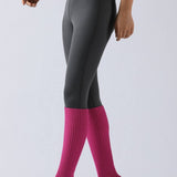 Warm Ballet Leggings High Elastic Stacked Socks_Cwms0748