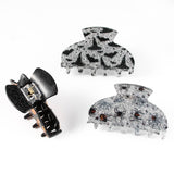 Pumpkin Ghost Acrylic Printed Halloween Clip