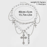 PEARL BEADED NECKLACE WITH PENDANT_CWAJE1157