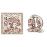 BOHO TREE PRINT SILK SCARF LUXURIOUS NECK WRAP_CWASC0644