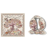 BOHO TREE PRINT SILK SCARF LUXURIOUS NECK WRAP_CWASC0644