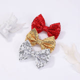 SEQUINED HANDMADE CHILDRENS BOW HAIRPIN_CWAHA2355