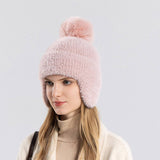 Winter Warm And Stylish Fur Ball Beanie_Cwasc1122