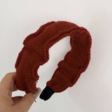 2024 NEW KNITTED WOOL PLEATED HEADBAND_CWAHA1712