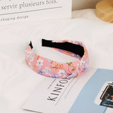 RETRO FLOWER WIDE BRIM HEADBAND_CWAHA1679