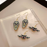 HALLOWEEN DARK OWL EARRINGS_CWAJE1848