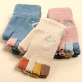 Cartoon Cold-Proof Plush Knitted Gloves_Cwag0124